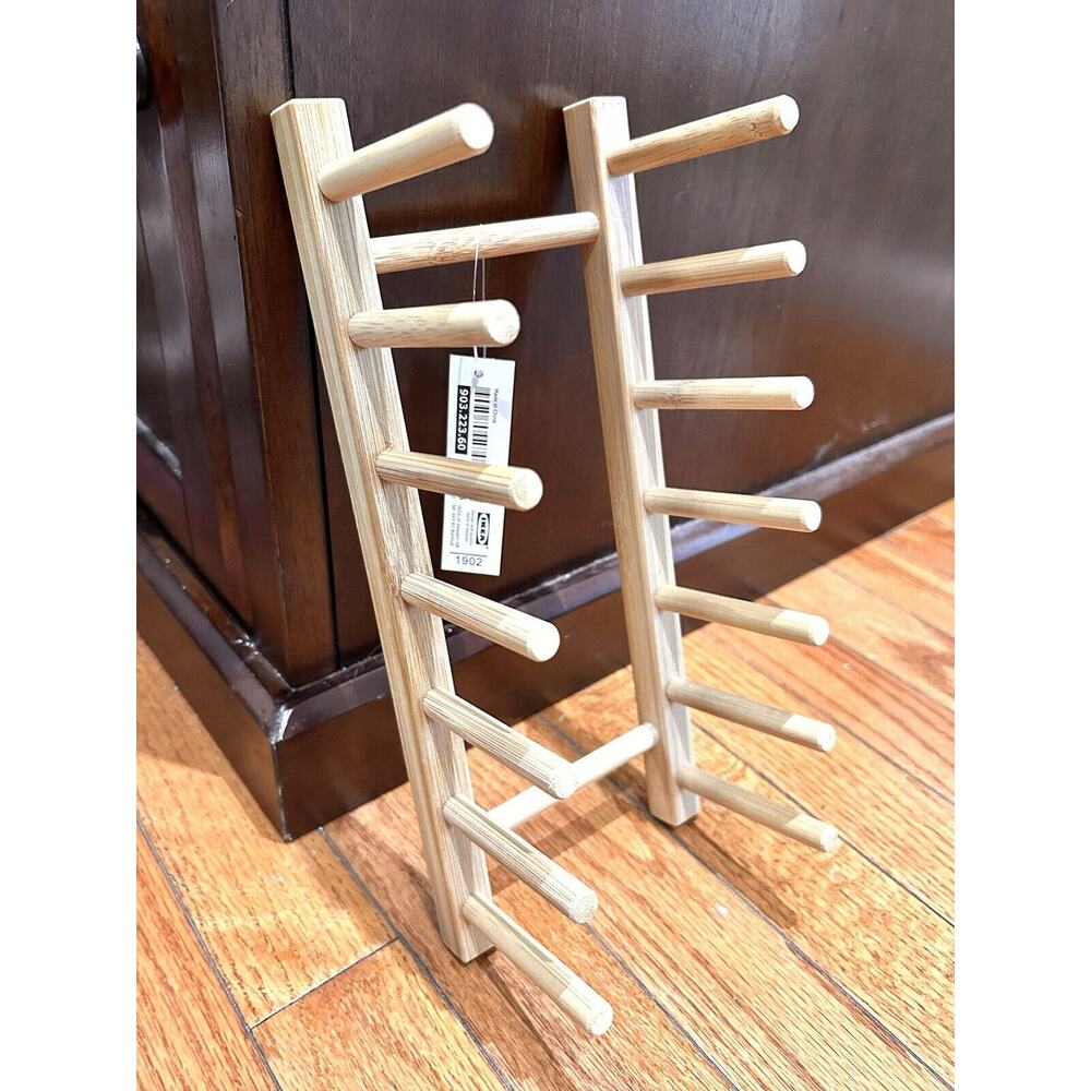 NWT—IKEA- Bamboo Wooden Organizer-Multi Purpose- Lids-‎ Plates- Folders